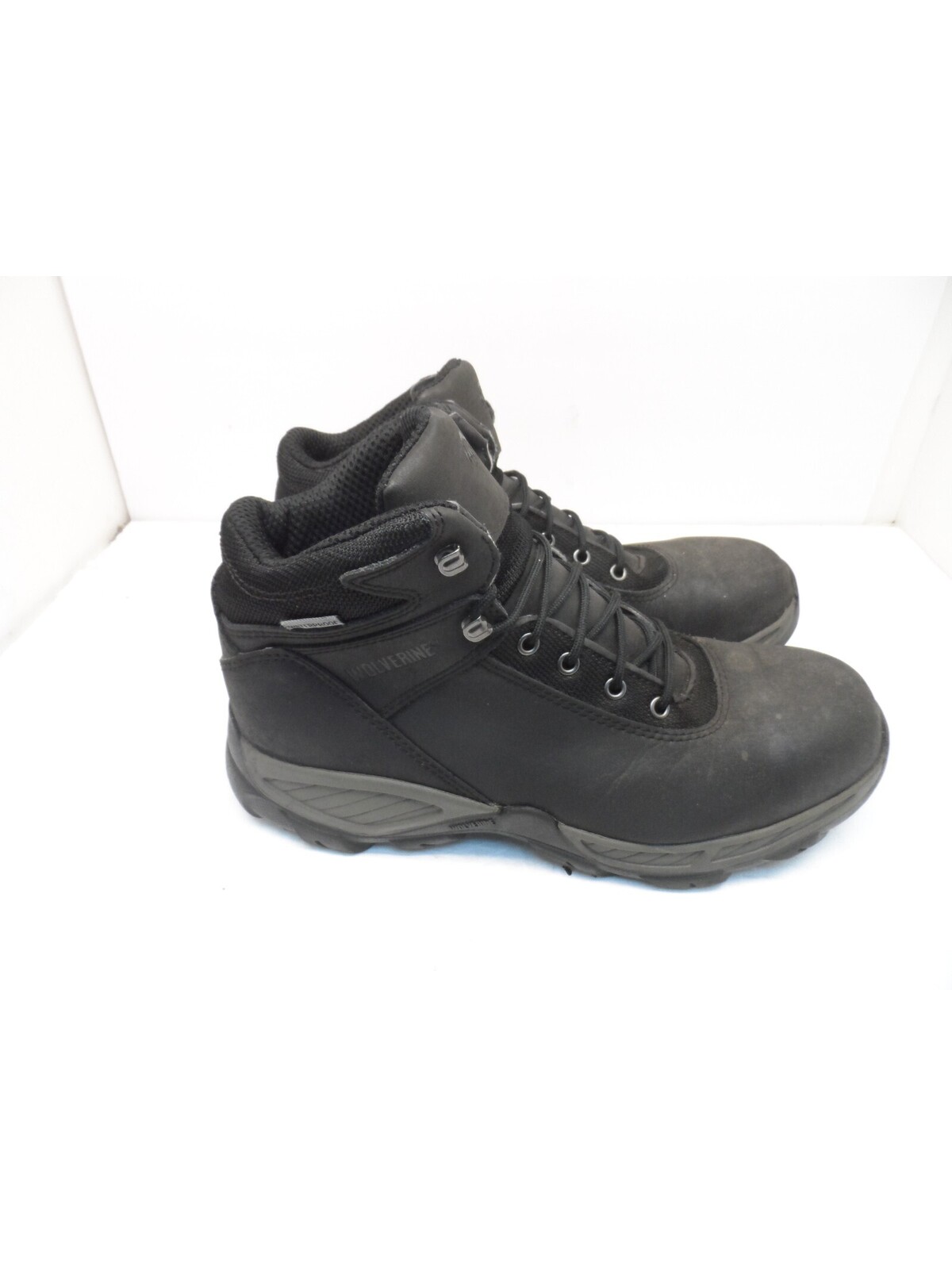 Wolverine Men's W08822 6" Waterproof Steel Toe Work Boots Black Size 11.5m — image 2 of 8